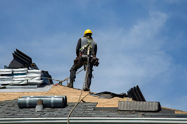 Professional Roof Repair technician working in Hancock, MD
